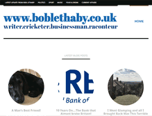 Tablet Screenshot of boblethaby.co.uk